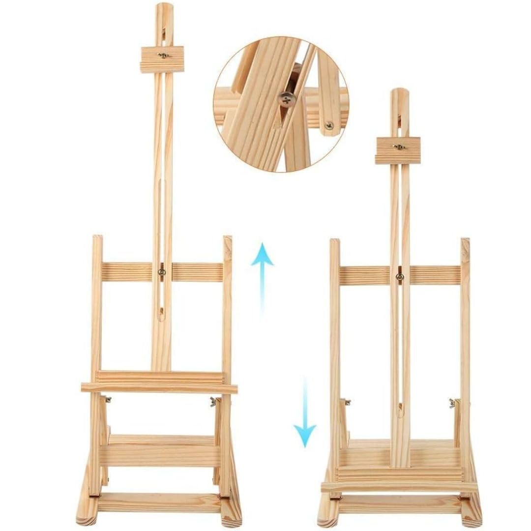 Grandink Inch High Tabletop Wooden H Frame Pinewood Easel