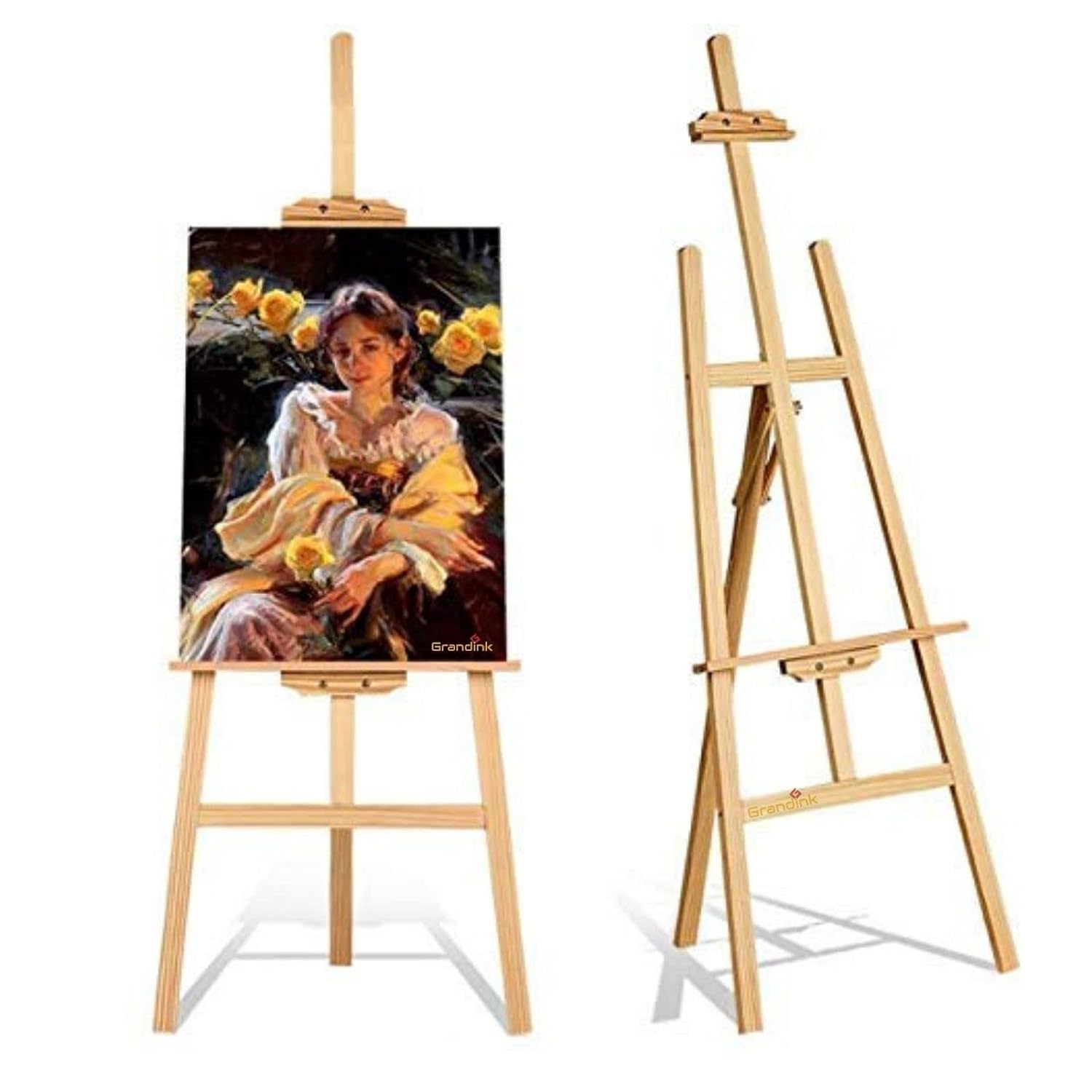 Grandink® Pinewood Easel 5FT Stand