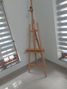 Grandink® Lyre Easel With Tray in Beechwood photo review