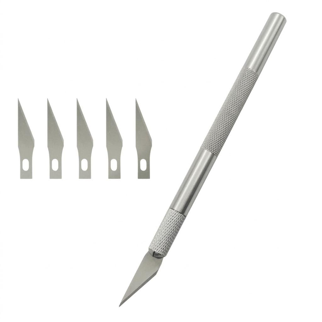 Detail Pen Knife - 5 Interchangeable Sharp Blades