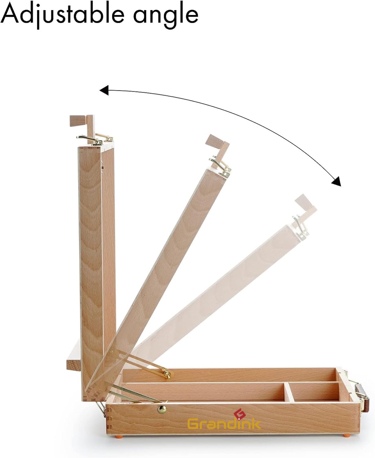 Grandink® Wood Tabletop Sketch-Box Easel