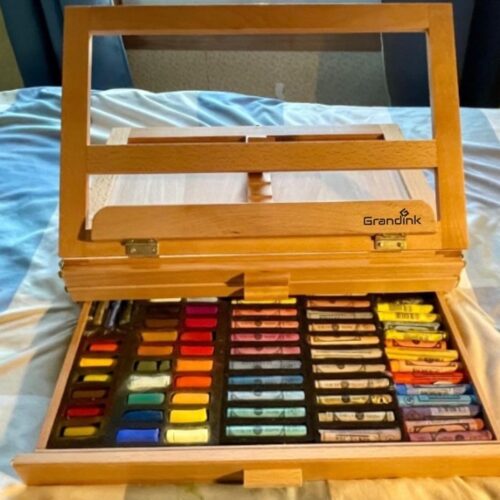 Grandink® Adjustable 3-Drawer Box Easel photo review