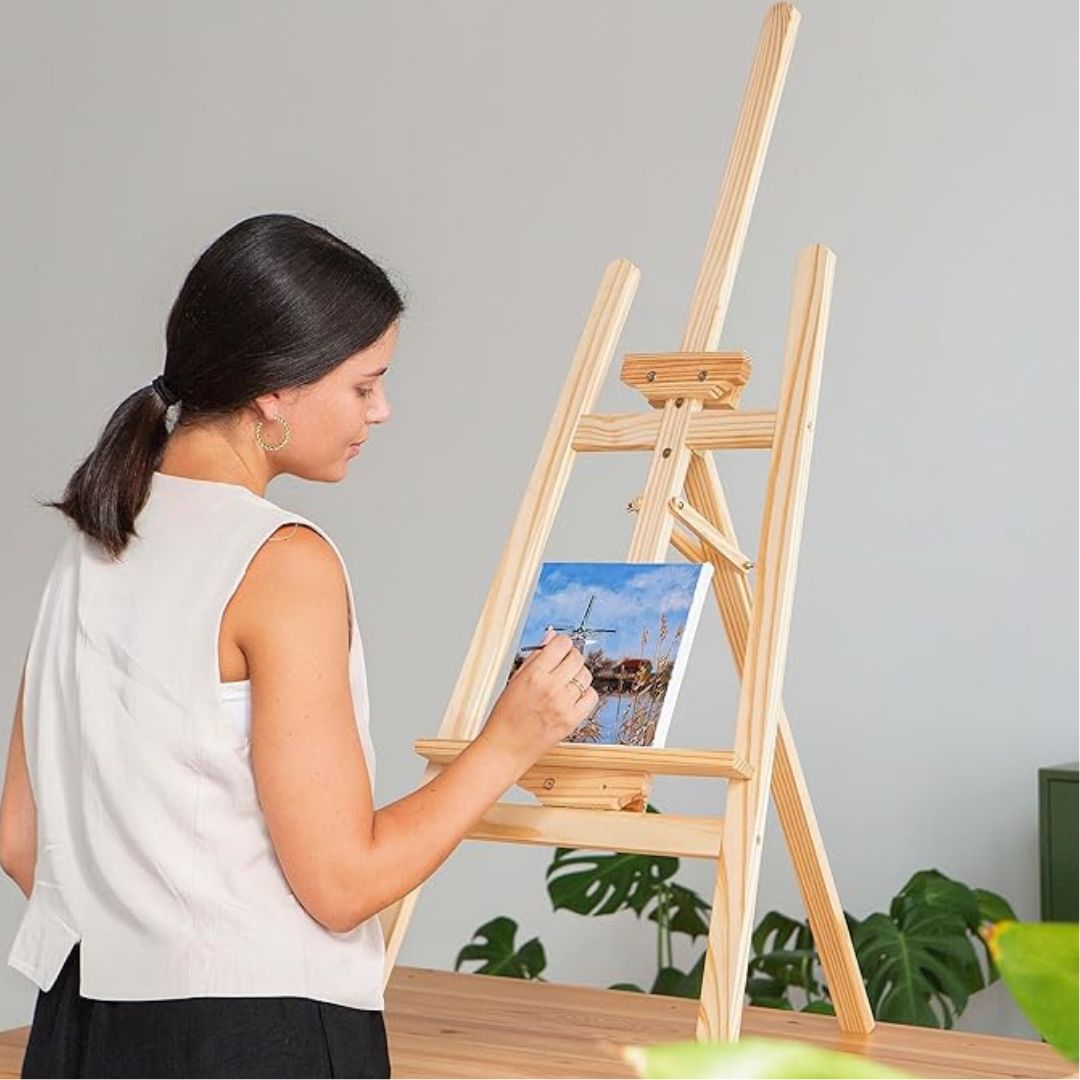 Grandink 8X8 Inches Stretched Canvas for Painting (Set-3)