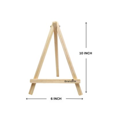 Grandink Wooden Mini Easel Stand - 10 Inch-Set of 2 - Image 2