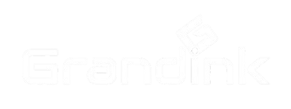 Grandink logo in white