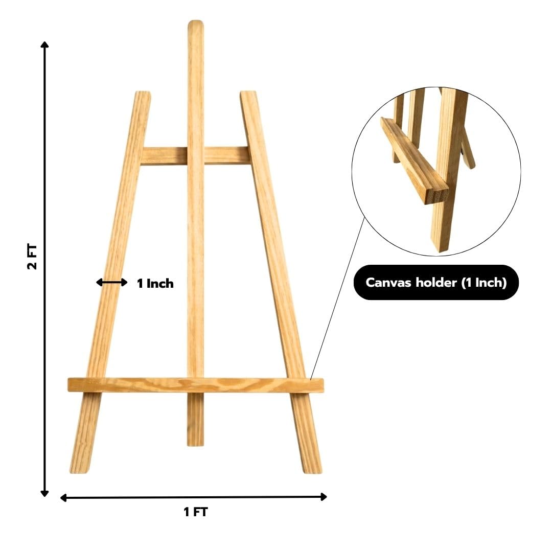 Grandink 24 Inch (2 Foot) Wooden Tabletop Easel Stand - Image 2