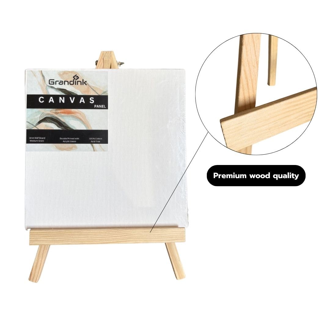 Grandink Wooden Mini Easel Stand - 12" Set of 2 - Image 4