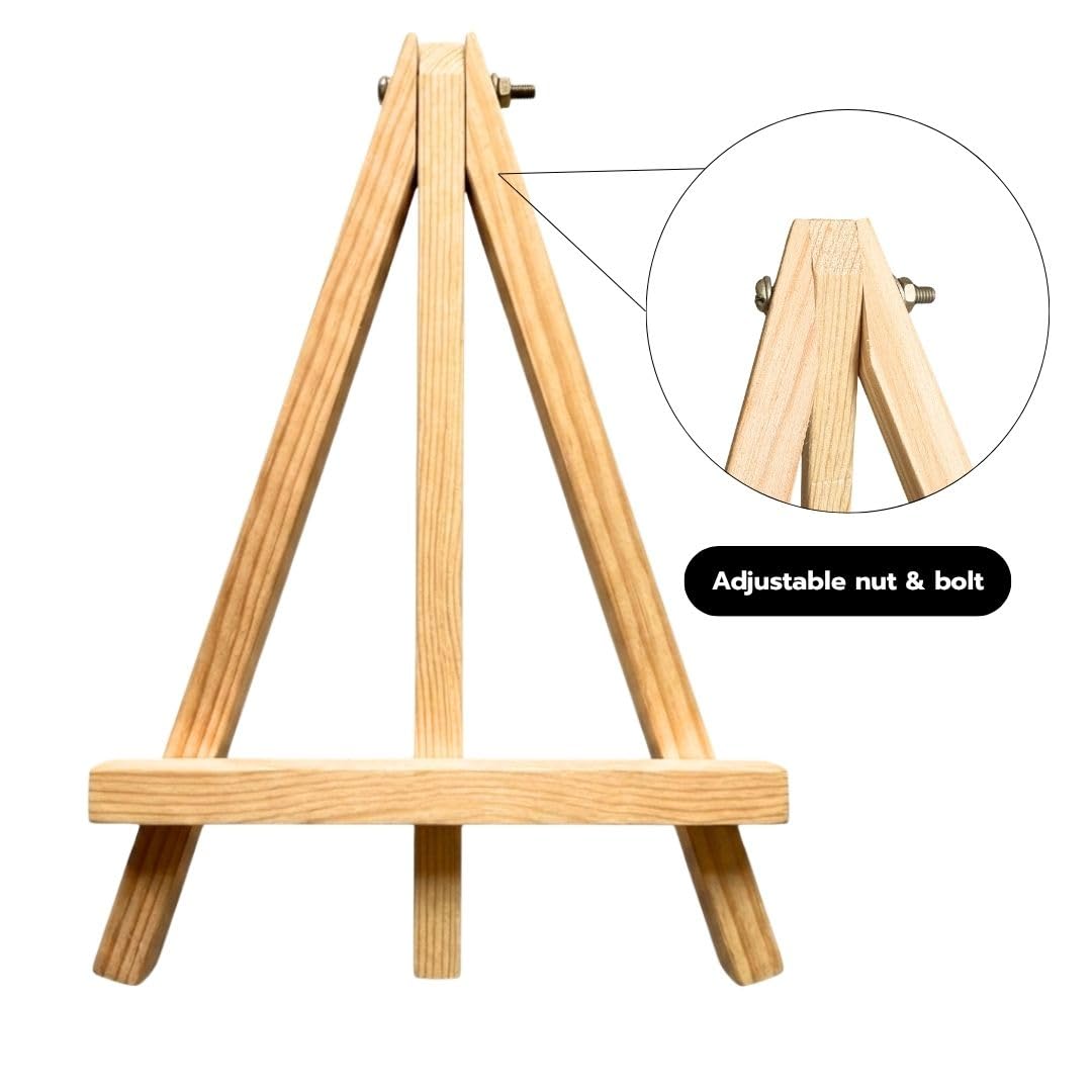 Grandink Wooden Mini Easel Stand - 12" Set of 2 - Image 3